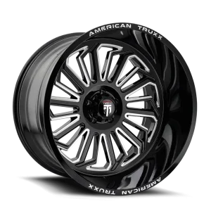 American Truxx – BUTCHER – Black – 20″x10″ -24mm – Summer Wheels – AT1916-2170M